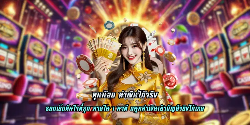 ทุนน้อย ทำเงินได้จริง