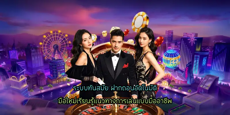 ระบบทันสมัย ฝากถอนอัตโนมัติ